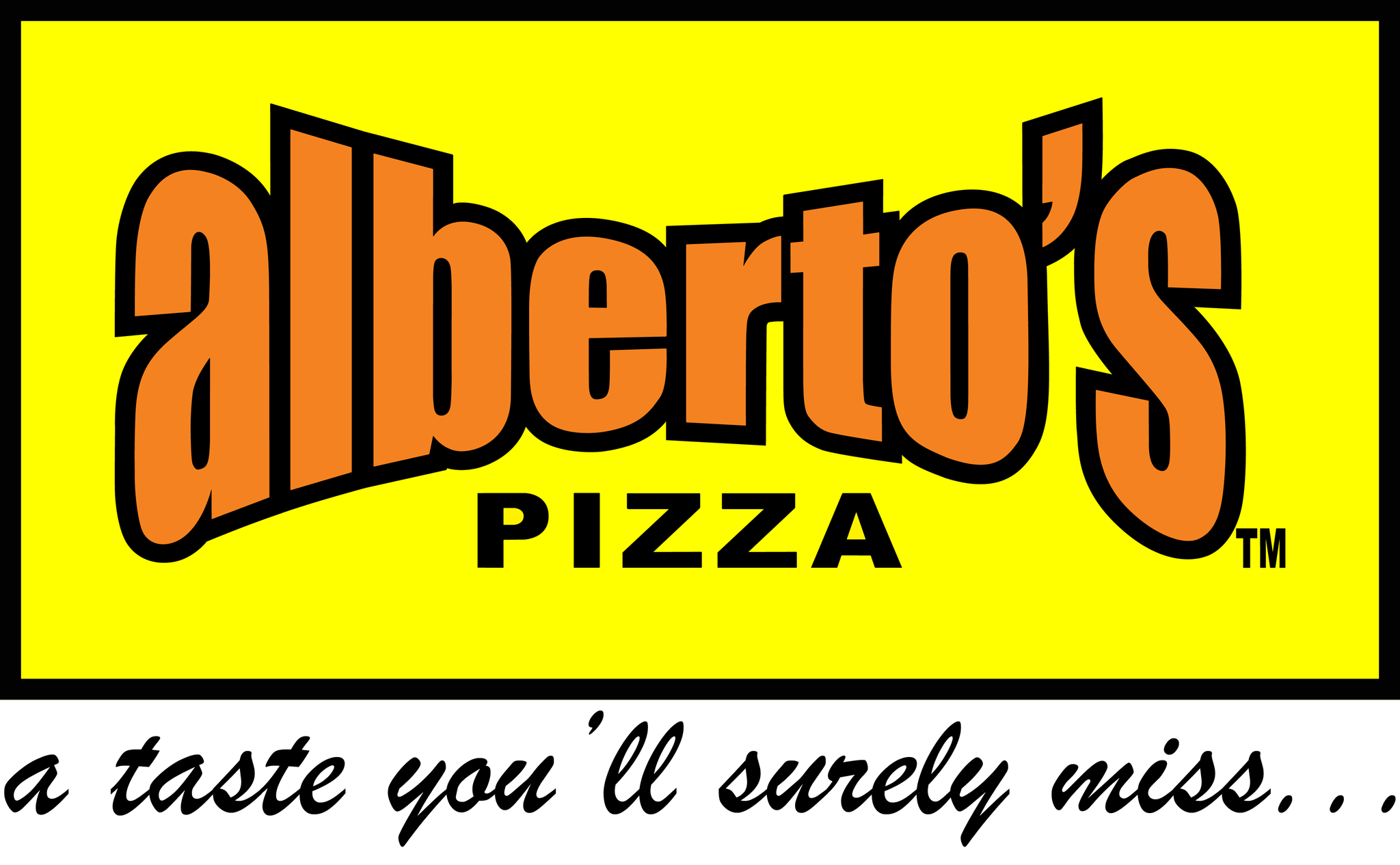 alberto's black logo